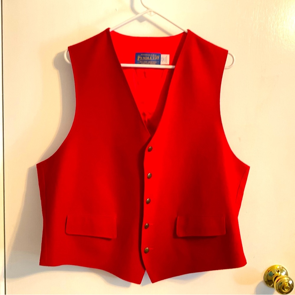 Men's Pendleton Wool Vest size 48